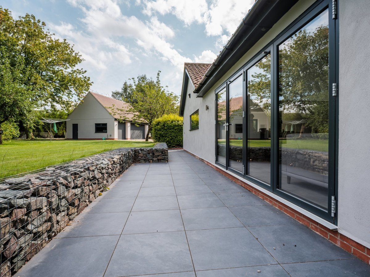 Luxury home with bifold doors